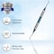 A2Z Scilab Hollow Handle Sickle Scaler U31/32 Blue Titanium Double Ended Stainless Steel Dental Tool A2Z-ZR937 - alternate 5